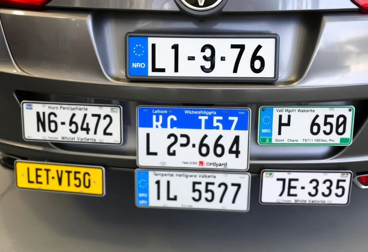 Alle Kennzeichen-Arten